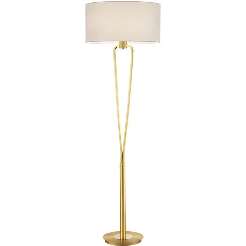 LIVIQUE, Stehlampe Zendra Metall 50 cm 160 cm - Farbe: messing matt - Stehlampe