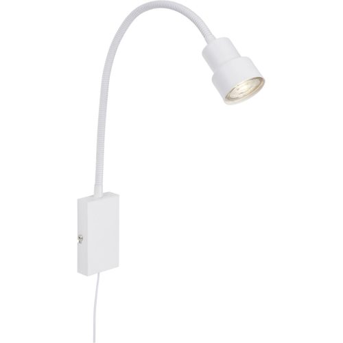LIVIQUE, Wandlampe Pleno Weiss Metall 6 cm 60 cm - LED - Lichtfarbe: Warmweiss - Wandlampe- LED Energiesparlampe