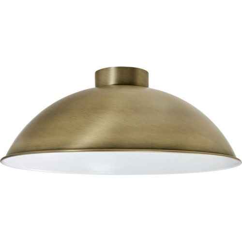 LIVIQUE, Lampenschirm Annabell Gold Metall 36 cm 15 cm - Farbe: messing - Lampenschirm