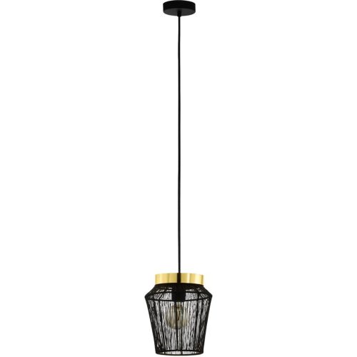Eglo, Eglo Pendellampe Escandidos Braun Stahl 0 cm 0 cm - Farbe: birke - Pendellampe