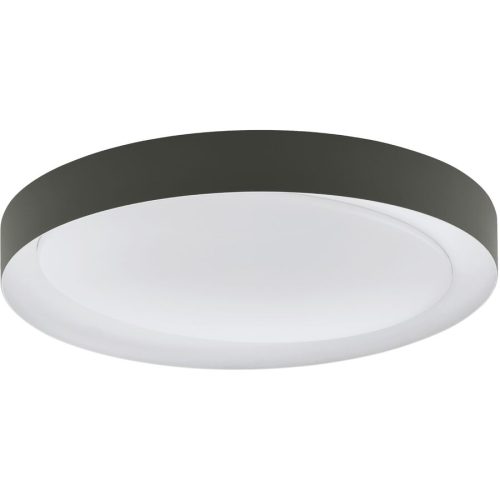 Eglo, Eglo Deckenlampe Laurito Grau/Weiss Stahl/Kunststoff 49 cm 7 cm - Farbe: Weiss/grauweiss - LED - Material: Kunststoff/Stahl - Deckenlampe- LED