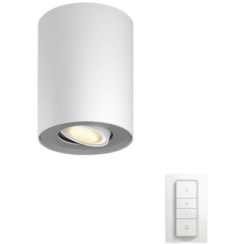 Philips Hue, Philips Hue LED Deckenleuchte "Pillar inkl. Dimmschalter GU10" GU10 Kaltweiss  Tageslichtweiss  Warmweiss