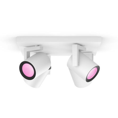 Philips Hue, Philips Hue Hue Deckenstrahler 929003808201 Argenta GU10 16.8 W Warmweiß bis Kaltweiß, RGBW