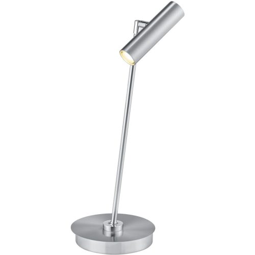 LIVIQUE, Tischlampe Tom Silber Chrom 16 cm 50 cm - LED - Lichtfarbe: Extra warmweiss - Material: Nickel matt/Chrom abgesetzt - Tischlampe- LED Energiesparlampe