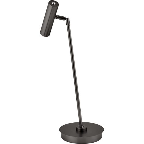 LIVIQUE, Tischlampe Tom Bronze Metall 16 cm 50 cm - LED - Lichtfarbe: Extra warmweiss - Tischlampe- LED Energiesparlampe
