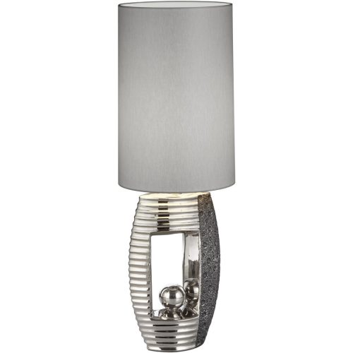 LIVIQUE, Tischlampe Mia Silber Chrom 22 cm 69 cm - Tischlampe