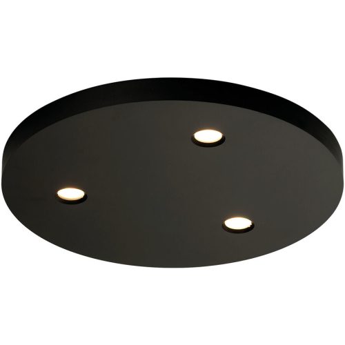 Bopp, Bopp Deckenlampe Close Schwarz Aluminium 20 cm 1.5 cm - LED - Lichtfarbe: Extra warmweiss - Deckenlampe- LED Energiesparlampe