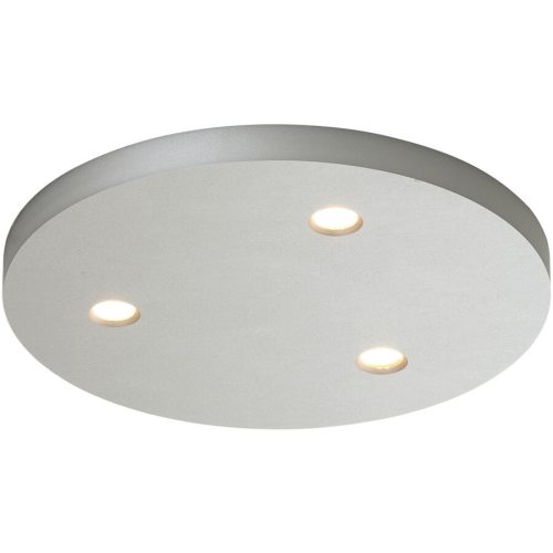 Bopp, Bopp Deckenlampe Close Silber Aluminium 20 cm 1.5 cm - Farbe: Aluminium eloxiert - LED - Lichtfarbe: Extra warmweiss - Deckenlampe- LED