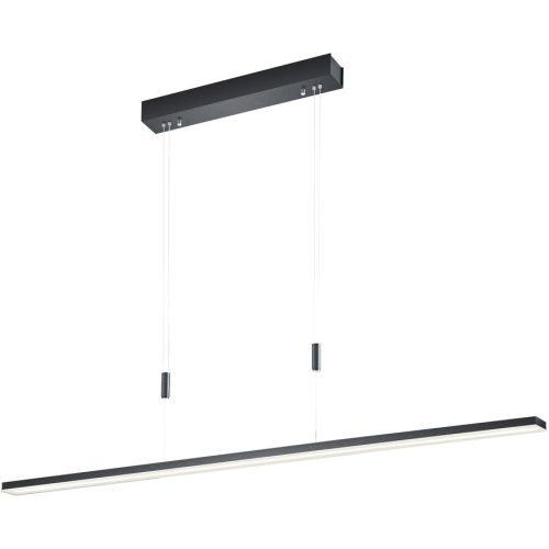Bopp, Bopp Pendellampe Baseline Schwarz Aluminium 5.5 cm 160 cm Höhenverstellbar (manuell) - LED - Lichtfarbe: Extra warmweiss - Helles Neutralweiss -