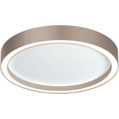 Bopp, Bopp Deckenlampe Aura Weiss/Braun/Grau Aluminium 30 cm 4 cm - Farbe: weiss/taupe - LED - Lichtfarbe: Extra warmweiss - Deckenlampe- LED