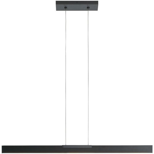 Bopp, Bopp Pendellampe Nano Schwarz Aluminium 1 cm 140 cm - Farbe: schwarz pulverbeschichtet - LED - Lichtfarbe: Extra warmweiss - Pendellampe- LED