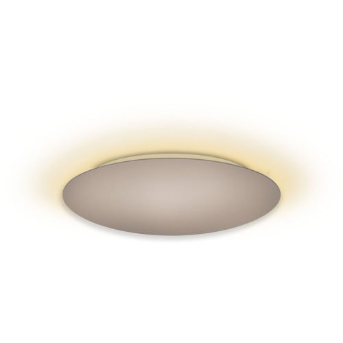 Escale, Escale Deckenlampe Blade Braun/Grau Aluminium 59 cm 3.5 cm - Farbe: taupe - LED - Lichtfarbe: Extra warmweiss - Deckenlampe- LED Energiesparlampe