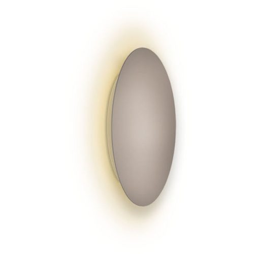 Escale, Escale Deckenlampe Blade Braun/Grau Aluminium 18 cm 3.5 cm - Farbe: taupe - LED - Lichtfarbe: Extra warmweiss - Deckenlampe- LED Energiesparlampe