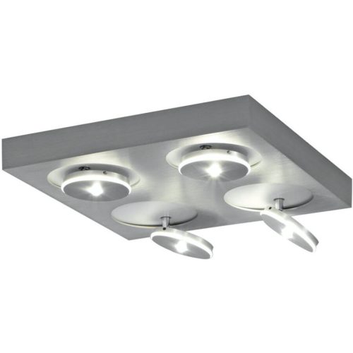 Escale, Escale Spot Spot it Silber Aluminium 40 cm 5 cm - Farbe: Aluminium geschliffen - LED - Lichtfarbe: Extra warmweiss - Spot- LED Energiesparlampe
