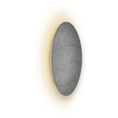 Escale, Escale Deckenlampe Blade Grau Aluminium 18 cm 3.5 cm - Farbe: betongrau - LED - Lichtfarbe: Extra warmweiss - Deckenlampe- LED Energiesparlampe