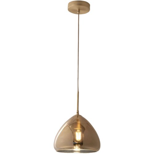 LIVIQUE, Pendellampe Ove Glas/Metall 24 cm 200 cm - Farbe: messing - Material: Metall/Glas - Pendellampe