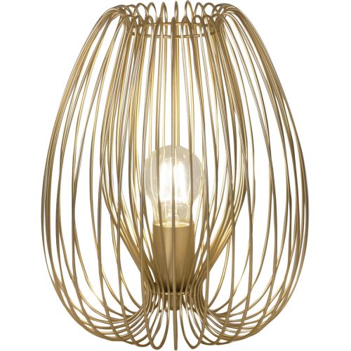 LIVIQUE, Tischlampe Aruna Gold Metall 25 cm 31 cm - Tischlampe