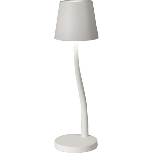 LIVIQUE, Tischlampe Priti Weiss Metall 11 cm 36.5 cm - LED - Lichtfarbe: Warmweiss - Tischlampe- LED Energiesparlampe