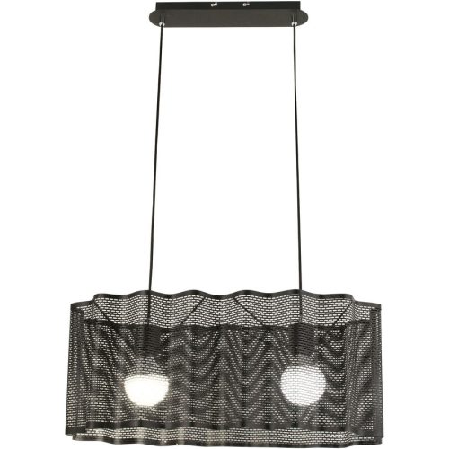 LIVIQUE, Pendellampe Gilbert Schwarz Metall 30 cm 200 cm - Pendellampe