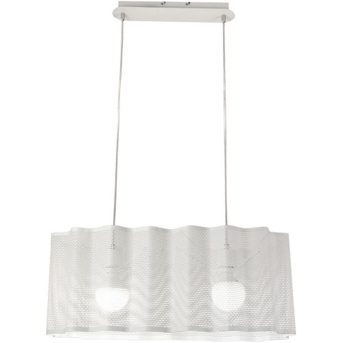 LIVIQUE, Pendellampe Gilbert Weiss Metall 30 cm 200 cm - Pendellampe