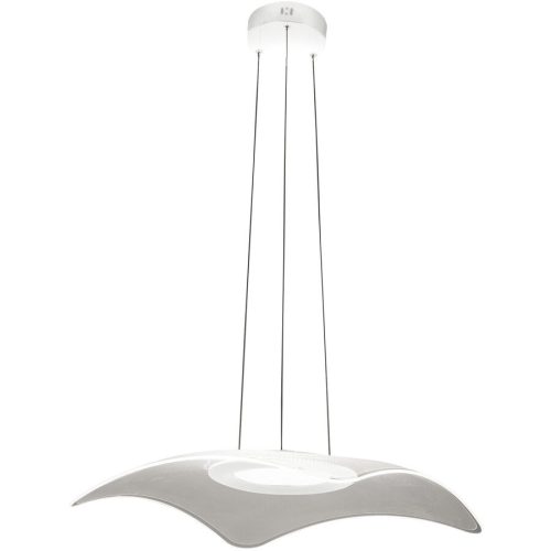 LIVIQUE, Pendellampe Idrees Weiss 50 cm 200 cm - LED - Lichtfarbe: Warmweiss - Material: Metall/Acryl - Pendellampe