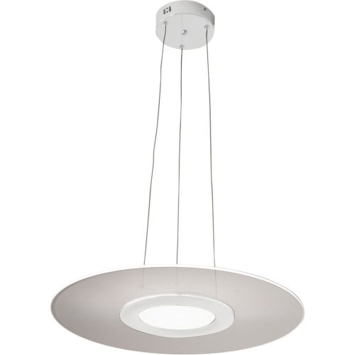 LIVIQUE, Pendellampe Avleen Weiss 50 cm 200 cm - LED - Lichtfarbe: Warmweiss - Material: Metall/Acryl - Pendellampe