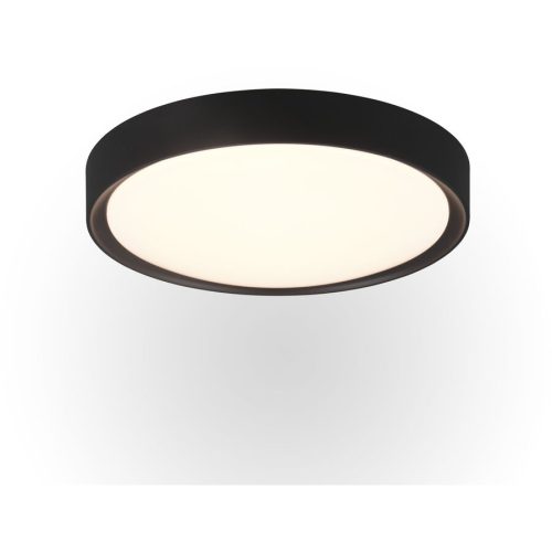 LIVIQUE, Deckenlampe Alys Schwarz Kunststoff 33 cm 9 cm - Farbe: schwarz matt - LED - Lichtfarbe: Warmweiss - Deckenlampe- LED Energiesparlampe