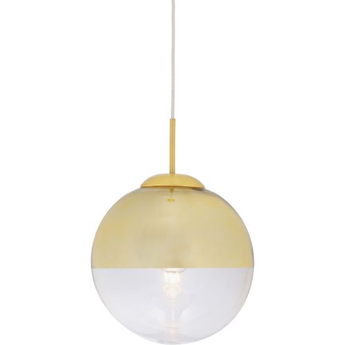 LIVIQUE, Pendellampe Nala Gold Glas 33 cm 120 cm - Pendellampe