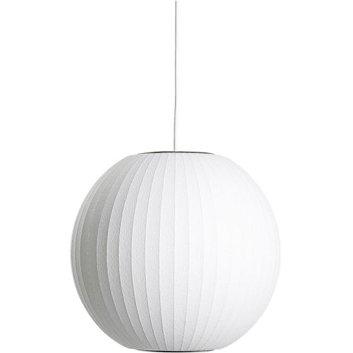 HAY, Designer-Pendellampe HAY Nelson Ball E27 D 32 cm - Farbe: offwhite - Material: Polymer - Designer-Pendellampe