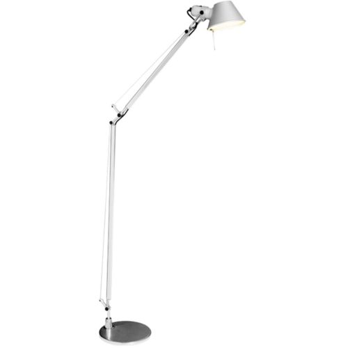 Artemide, Designer-Leselampe Artemide Tolomeo Lettura E27 H 167 cm - Farbe: silber - Material: Aluminium - Designer-Leselampe