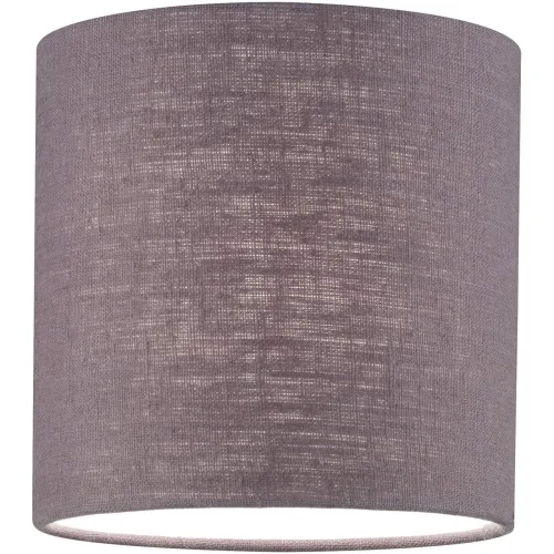 LIVIQUE, Lampenschirm Shine Grau Leinen 18 cm 18 cm - Lampenschirm
