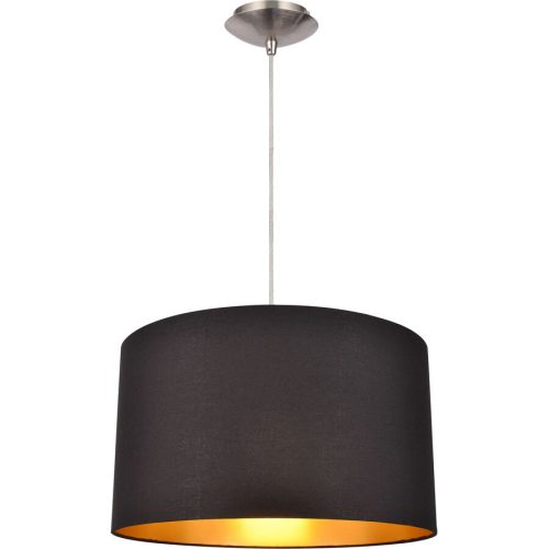LIVIQUE, Pendellampe Star+ Schwarz/Gold/Silber Metall 38 cm 120 cm - Pendellampe