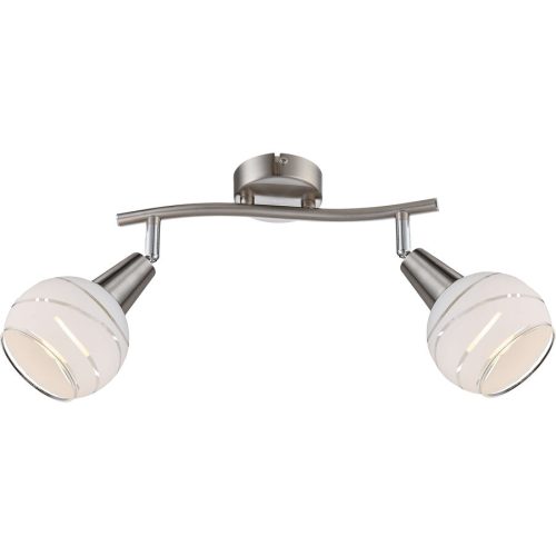 LIVIQUE, Spot Lamotte Weiss Glas 28 cm 17.2 cm - Spot