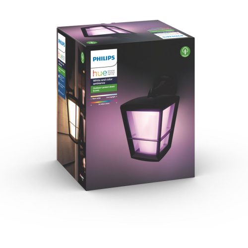 Philips Hue, Philips Hue LED-Außenwandleuchte 17440/30/P7 Econic LED fest eingebaut 15 W RGBW