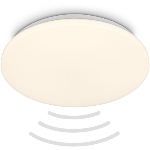 LIVIQUE, Deckenlampe Telefunken Weiss Kunststoff 35 cm 5.5 cm - LED - Lichtfarbe: Warmweiss - Deckenlampe- LED Energiesparlampe