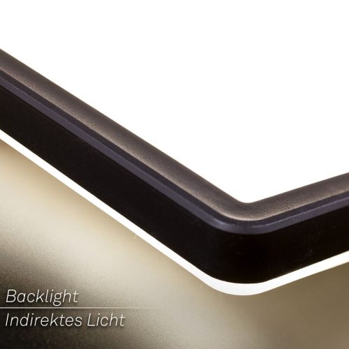 LIVIQUE, Deckenlampe Emma II Kunststoff schwarz 58cm - LED - Lichtfarbe: Helles Neutralweiss - Deckenlampe- LED Energiesparlampe