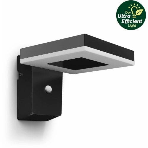 Philips LED, Philips LED Zonal 8720169265745 Solar-Außenwandleuchte mit Bewegungsmelder LED LED 1.3 W Schwarz