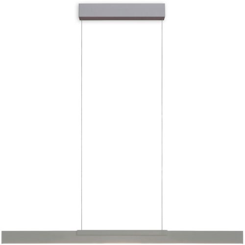 Bopp, Bopp Pendellampe Nano 2.0 Silber Aluminium 100 cm Höhenverstellbar (manuell) - LED - Lichtfarbe: Extra warmweiss - Pendellampe- LED Energiesparlampe