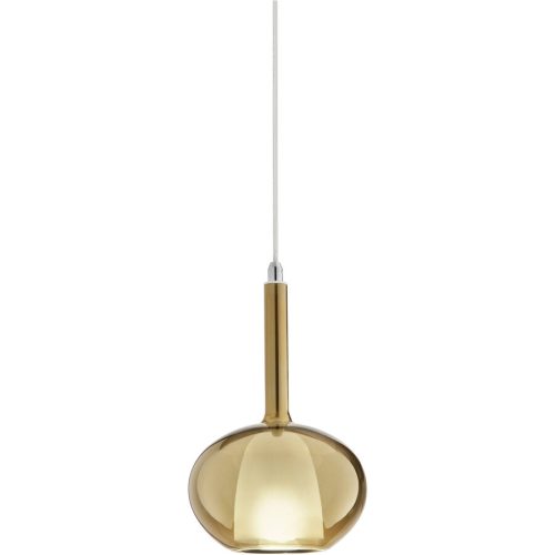 Giberti Luce, Giberti Luce Pendellampe Carina Gold Glas 16 cm 26.5 cm - Pendellampe
