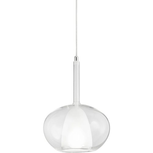 Giberti Luce, Giberti Luce Pendellampe Carina Grau Glas 22 cm 33.5 cm - Pendellampe