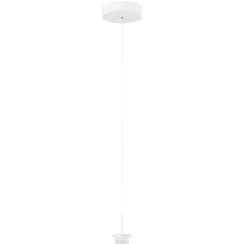 LIVIQUE, Pendellampe Cara Weiss Metall 13 cm 200 cm - LED - Lichtfarbe: Extra warmweiss - Helles Neutralweiss - Pendellampe- LED Energiesparlampe