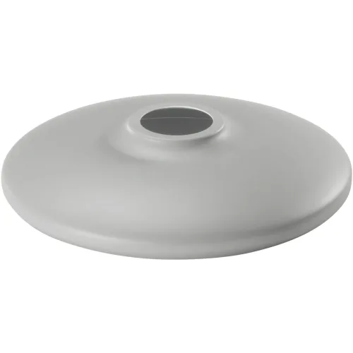 LIVIQUE, Lampenschirm Sira Grau Metall 25 cm 4.5 cm - Lampenschirm
