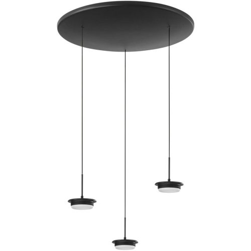 LIVIQUE, Pendellampe Cara Schwarz Metall 50 cm 200 cm - LED - Lichtfarbe: Extra warmweiss - Helles Neutralweiss - Pendellampe