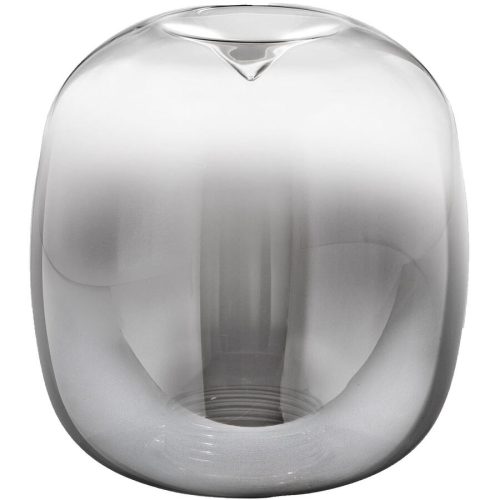 LIVIQUE, Lampenschirm Livia Grau Glas 24 cm 24 cm - Lampenschirm
