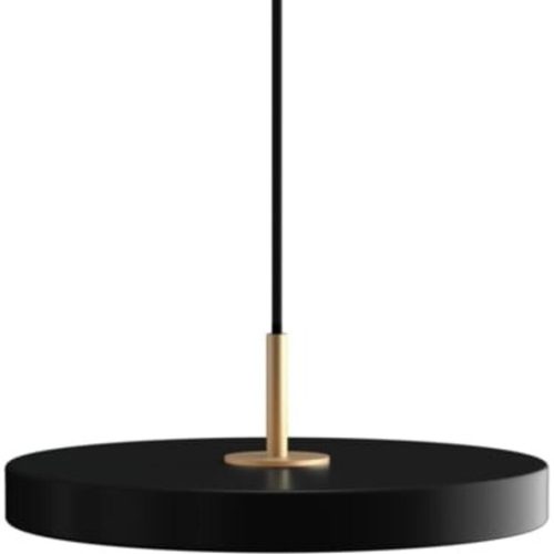 UMAGE, UMAGE Pendellampe Asteria Schwarz Kunststoff 31 cm 10.5 cm - Farbe: messing - LED - Lichtfarbe: Extra warmweiss - Pendellampe- LED Energiesparlampe