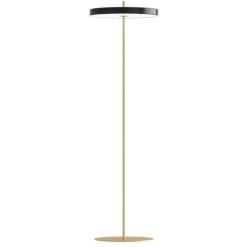 UMAGE, UMAGE Stehlampe Asteria Schwarz Aluminium/Stahl 31 cm 151 cm - Farbe: messing/schwarz - LED - Lichtfarbe: Warmweiss - Stehlampe- LED Energiesparlampe