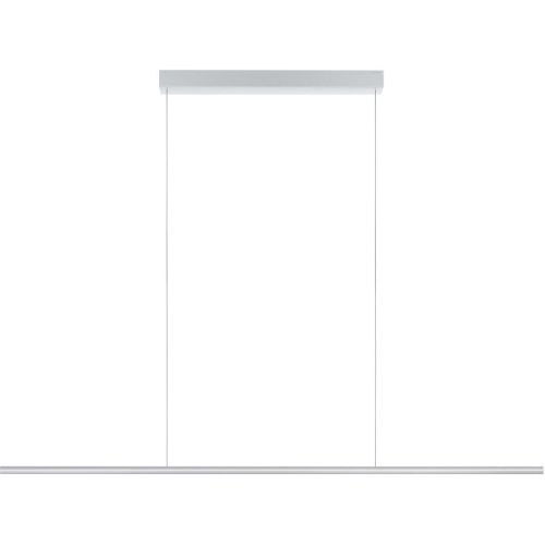 Bankamp, Designer-Pendellampe Bankamp Hexagon aluminium matt 150 cm - LED - Lichtfarbe: Extra warmweiss - Material: Aluminium/Stahl - Designer-Pendellampe- LED