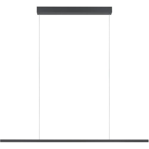 Bankamp, Designer-Pendellampe Bankamp Hexagon anthrazit 120 cm - Farbe: anthrazit eloxiert - LED - Lichtfarbe: Extra warmweiss - Material: Aluminium/Stahl -