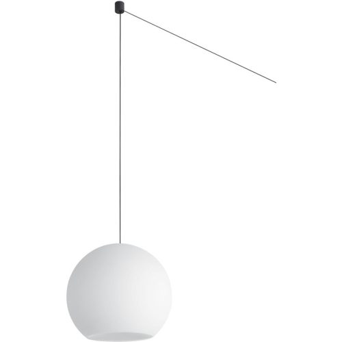 Bankamp, Designer-Pendellampe Bankamp Globe weiss 1 D 19 cm - LED - Lichtfarbe: Extra warmweiss - Material: Glas - Designer-Pendellampe- LED Energiesparlampe