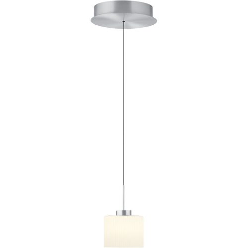LIVIQUE, Pendellampe Elli Silber Aluminium/Eisen 26 cm - Farbe: Aluminium eloxiert - LED - Lichtfarbe: Warmweiss - Pendellampe- LED Energiesparlampe